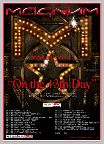 Magnum Tour - October/November 2012