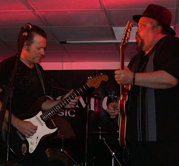 Tommy Castro and Otis Grand, photo by Phil Honley