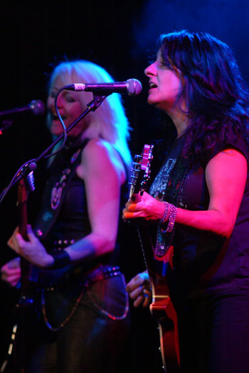 Girlschool, photo by Noel Buckley