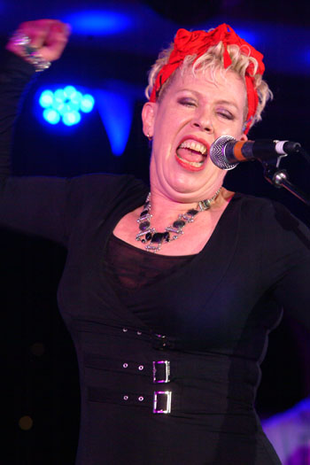 Hazel O'Connor, photo by Noel Buckley