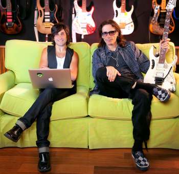 Andy Alt and Steve Vai