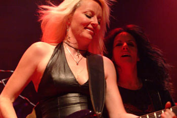 Girlschool, photo by Noel Buckley