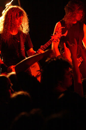 Evile, photo by Noel Buckley