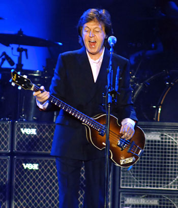 Paul McCartney, photo by Steve Goudie