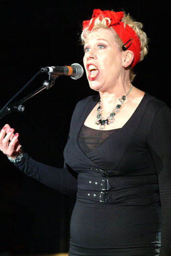 Hazel O'Connor, photo by Noel Buckley