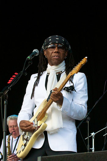 Nile Rodgers, photo by Bob Singleton