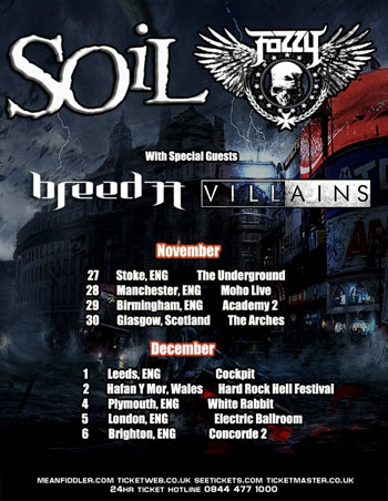 Soil tour, November/December 2012